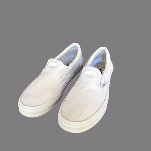 Vans Men's White Slip-On